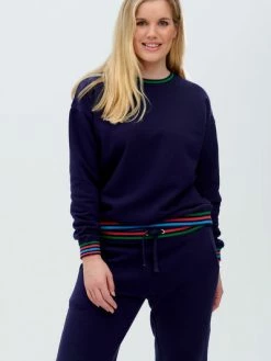Sugarhill Brighton Noah Stripe Detail Sweatshirt