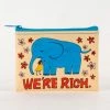 Blue Q We’re Rich Coin Purse