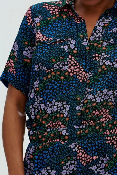 Sugarhill Brighton Zeta Floral Boilersuit Multi 2 Sugarhill Brighton Zeta Floral Boilersuit Multi