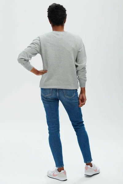 Sugarhill Brighton Noah Sweatshirt Green Is Groovy Grey Marl 3 Sugarhill Brighton Noah Sweatshirt Green Is Groovy Grey Marl