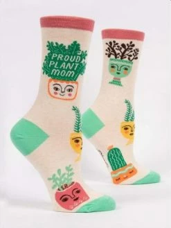 Blue Q Proud Plant Mom Womens Crew Socks