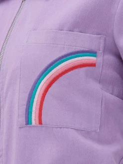 Sugarhill Brighton Billy Boilersuit - Lilac, Rainbow Pocket Adult