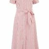 Sugarhill Brighton Evelina Deck Stripe Midi Dress