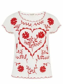 Sugarhill Brighton Mallie Embroidered Top