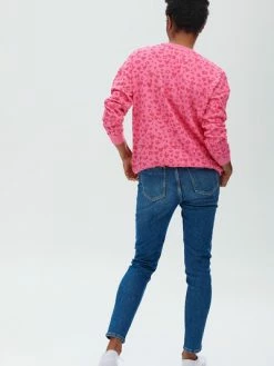 Sugarhill Brighton Noah Sweatshirt- Pink Love Leopard