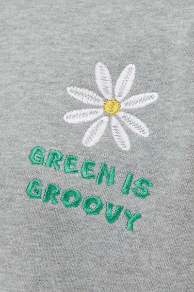 Sugarhill Brighton Noah Sweatshirt Green Is Groovy Grey Marl 2 Sugarhill Brighton Noah Sweatshirt Green Is Groovy Grey Marl