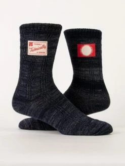 Blue Q Probably A Genius Tag Socks