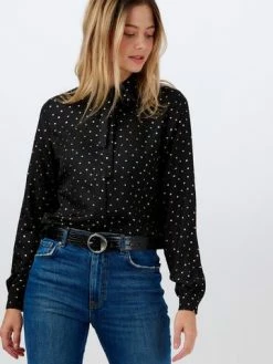 Sugarhill Brighton Catrina Metallic Spot Shirt