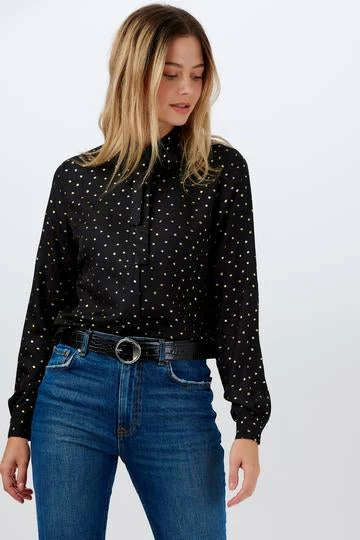 Sugarhill Brighton Catrina Metallic Spot Shirt 2 Sugarhill Brighton Catrina Metallic Spot Shirt