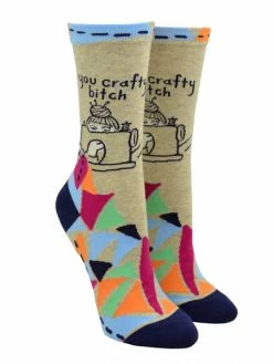 Blue Q You Crafty Bitch Women's Crew Socks
