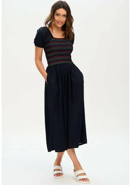 Sugarhill Brighton Jolene Midi Dress Black 1 Sugarhill Brighton Jolene Midi Dress Black