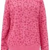 Sugarhill Brighton Noah Sweatshirt- Pink Love Leopard
