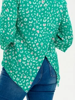 Sugarhill Brighton : Lexi Top - Green, Leopard Love Hearts 7 Sugarhill Brighton : Lexi Top - Green, Leopard Love Hearts