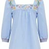 Sugarhill Brighton Ines Embroidered Top