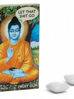 Blue Q Chewing Gum Let Go Fruit Flavoured Chewing Gum