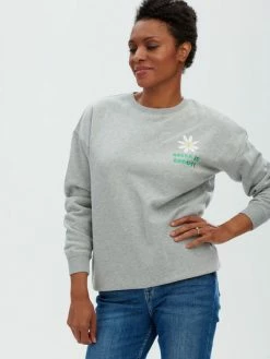 Sugarhill Brighton Noah Sweatshirt Green Is Groovy Grey Marl 9 Sugarhill Brighton Noah Sweatshirt Green Is Groovy Grey Marl