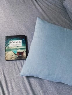 Linge Particulier Scandinavian Blue Linen Cushion Cover 50 x 50 cm