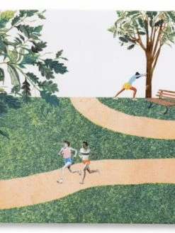 STORYTILES That Running Feeling Ceramic Tile