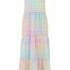 Sugarhill Brighton : Clover Maxi Smock Dress - Rainbow Gingham