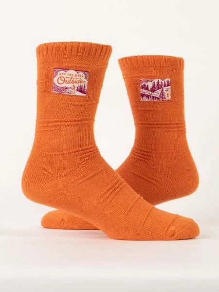 Blue Q Get The Hell Outside Tag Socks 1 Blue Q Get The Hell Outside Tag Socks