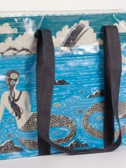 Blue Q Mermaid Shoulder Tote