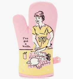 Blue Q I’ve Got A Knife Oven Glove