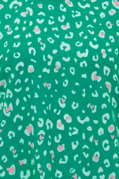 Sugarhill Brighton Lexi Green Leopard Love Blouse 1 Sugarhill Brighton Lexi Green Leopard Love Blouse