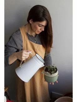 Linge Particulier Hazelnut Linen Japanese Apron