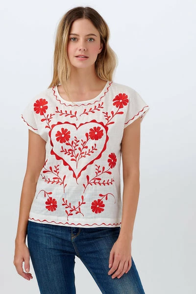 Sugarhill Brighton Mallie Embroidered Top 2 Sugarhill Brighton Mallie Embroidered Top