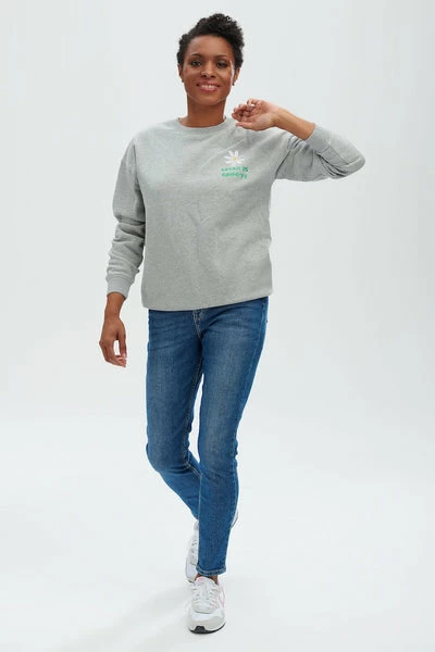 Sugarhill Brighton Noah Sweatshirt Green Is Groovy Grey Marl 5 Sugarhill Brighton Noah Sweatshirt Green Is Groovy Grey Marl