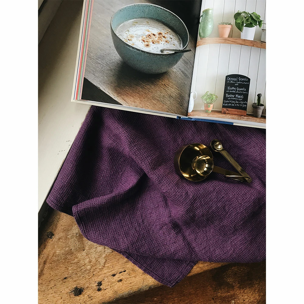 Linge Particulier Raisin Waffle Linen Dishtowel 1 Linge Particulier Raisin Waffle Linen Dishtowel