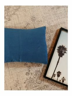 Linge Particulier Atlantic Blue Linen Cushion Cover 30 x 40 cm