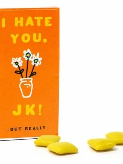 Blue Q Chewing Gum I Hate You Fruit Flavoured Chewing Gum