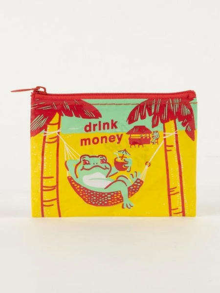 Blue Q Drink Money Coin Purse 1 Blue Q Drink Money Coin Purse