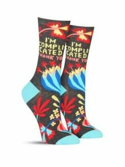 Blue Q 'I'm Complicated. Thank You.' Women's Socks