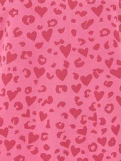 Sugarhill Brighton Noah Pink Love Leopard Sweatshirt