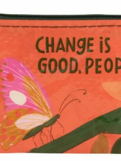 Blue Q Change Is Good, People Coin Purse