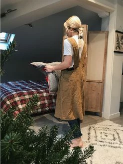 Linge Particulier Moutard Linen Japanese Apron