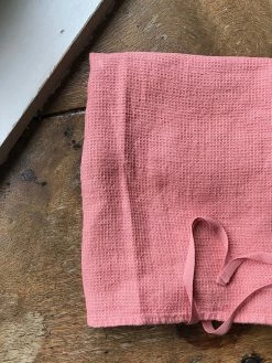 Linge Particulier Peach Waffle Linen Dishtowel