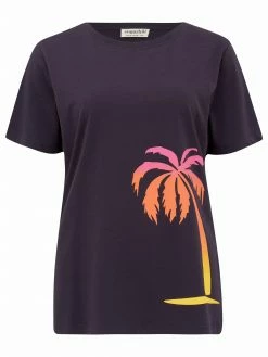 Sugarhill Brighton Maggie Palm Print T Shirt