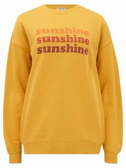 Sugarhill Brighton Noah Sweat Shirt Yellow Sunshine