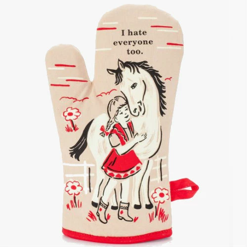 Blue Q I Hate Everyone Oven Glove 2 Blue Q I Hate Everyone Oven Glove