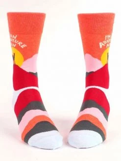 Blue Q I'm An Adventure Man Men's Socks