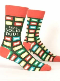 Blue Q Real Solid Dude Men's Socks