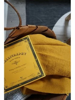 Linge Particulier Waffle Linen Bed Throw 140 x 200 cm Honey