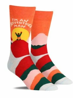 Blue Q I'm An Adventure Man Men's Socks