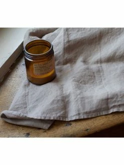 Linge Particulier Taupe Grey Linen Dishtowel