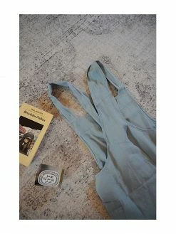 Linge Particulier Scandinavian Blue Linen Japanese Apron