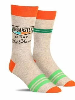 Blue Q Ringmaster Of The Shit Show Men's Socks