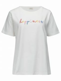 Sugarhill Brighton Maggie Happiness White T Shirt